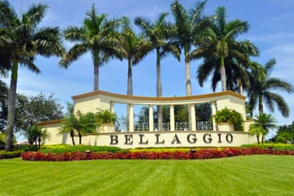 Main entrance to the Bellaggio Community