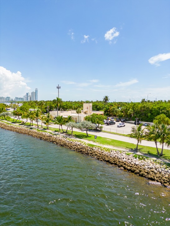 A beach in Miami