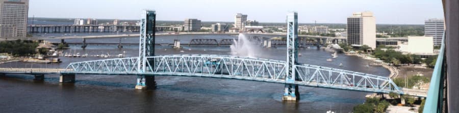 Bridge crossing a river